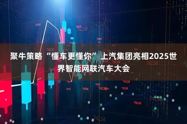 聚牛策略 “懂车更懂你” 上汽集团亮相2025世界智能网联汽车大会